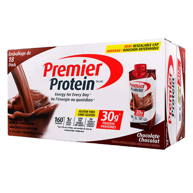 Image of Premier Nutrition Chocolate Protein Shake 18-Pack - 18 x 325 Grams